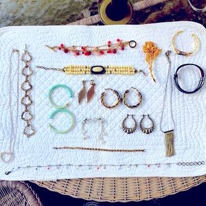 15pc Mixed costume jewelry lot bundle